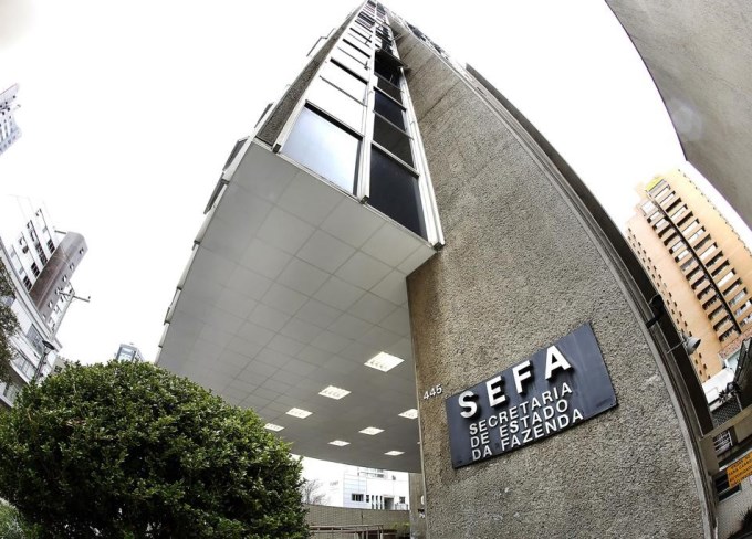 Sede da Secretaria de Estado da Fazenda do Paraná, em Curitiba. Foto: Jornal Gazeta do Povo