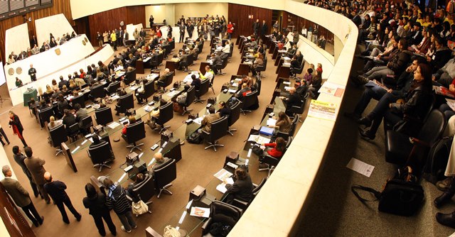 Sessão da Assembleia Legislativa do Paraná. Foto: Divulgação