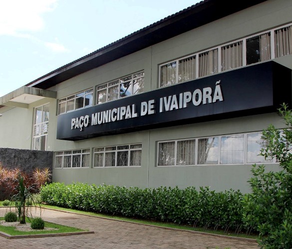 Prefeitura de Ivaiporã, município da região Central do Paraná. Foto: Divulgação