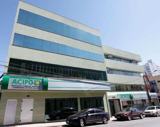 Sede da Associação Comercial, Industrial e Empresarial de Ponta Grossa (ACIPG). Foto: Jornal Diário dos Campos