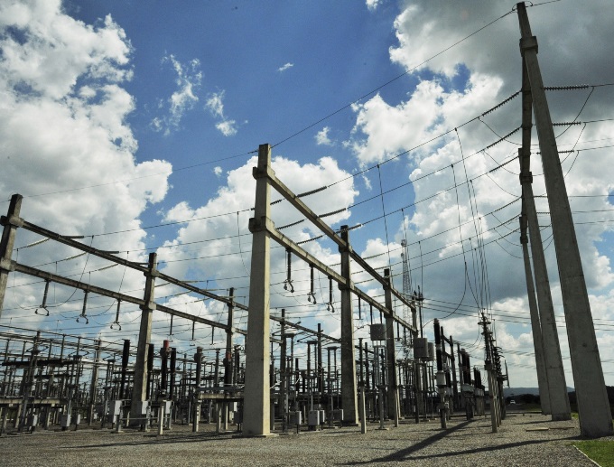 Subestação da Companhia Paranaense de Energia (Copel). Foto: Divulgação