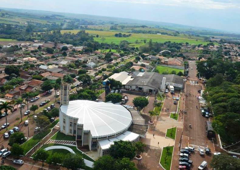 Vista da sede urbana do Município de Formosa do Oeste. Foto: Divulgação