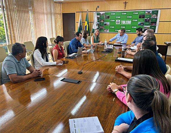 Equipes do TCE-PR e da Prefeitura de Toledo, durante auditoria sobre Mobilidade Urbana, que integra o Plano de Fiscalização 2024-2025 do Tribunal. Foto: TCE-PR