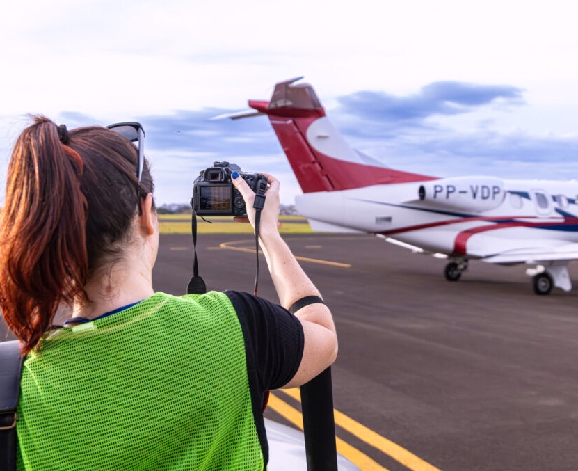 Aeroporto Regional Professor Juvenal Loureiro Cardoso, administrado pelo Município de Pato Branco (Sudoeste do Estado). Foto: Prefeitura de Pato Branco/Divulgação