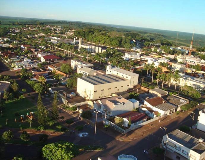 Vista aérea da sede urbana de Formosa do Oeste. Foto: Divulgação