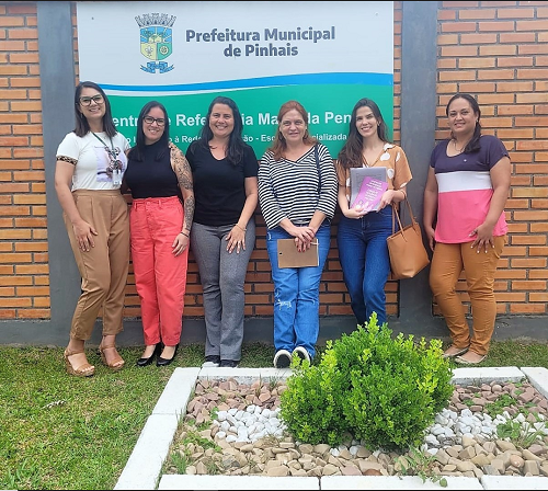 Auditoras do TCE-PR em visita técnica ao Centro de Referência Maria da Penha (CRMP), no Município de Pinhais (Região Metropolitana de Curitiba). Foto: Divulgação/TCE-PR