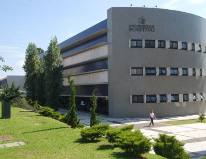 Sede da Universidade Positivo, em Curitiba. Foto: Divulgação