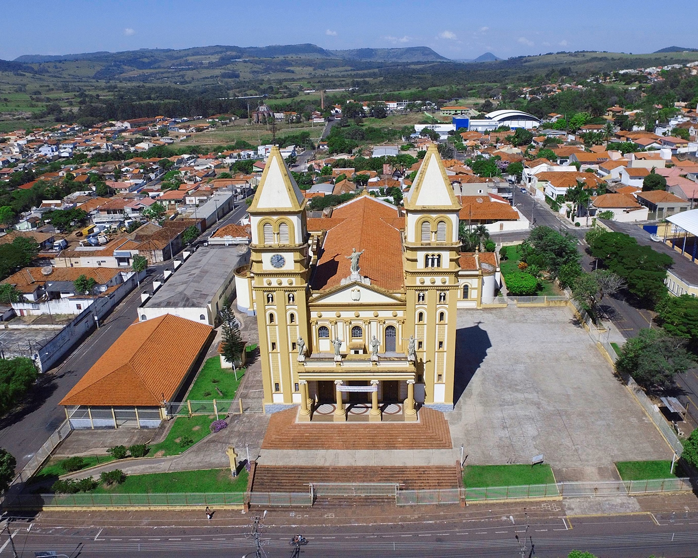Vista aérea de Jacarezinho, município do Norte Pioneiro do Paraná. Foto: Divulgação