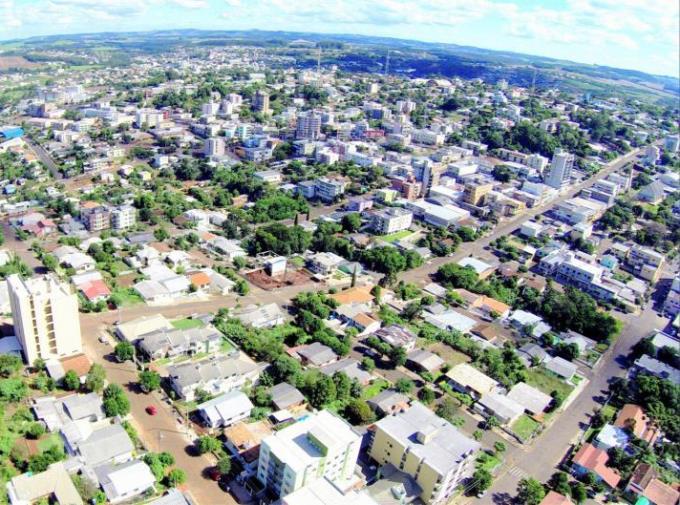 Vista de Dois Vizinhos, município da região Sudoeste do Paraná. Foto: Divulgação