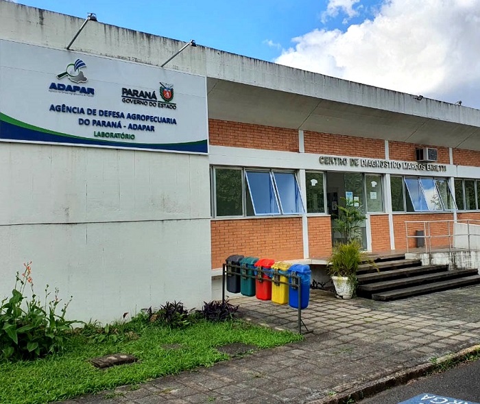 Centro de Diagnóstio Enrietti, que integra a Agência de Defesa Agropecuária do Paraná (Adapar). Foto: Agência Estadual de Notícias (AEN)