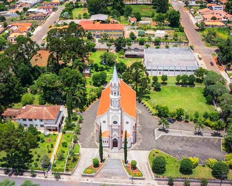 Vista da sede urbana de Prudentópolis, município da Região Centro-Sul do Paraná. Foto: Divulgação