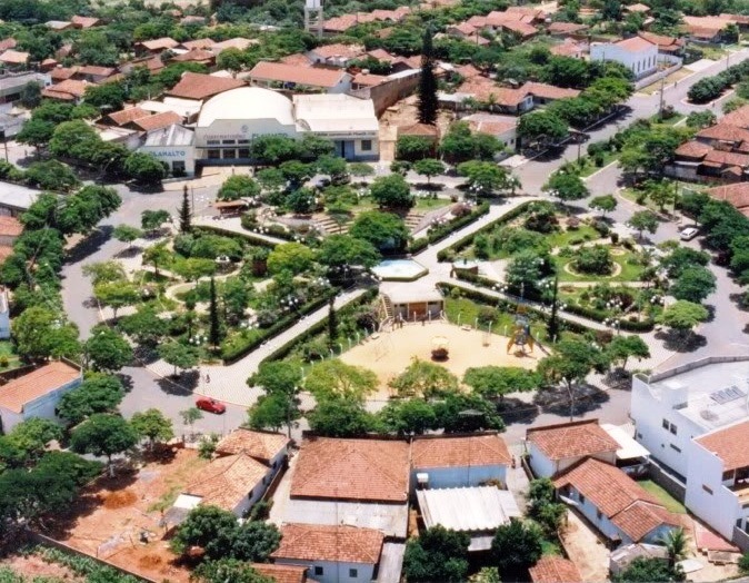 Vista da sede urbana de Douradina, município da Região Noroeste do Paraná. Foto: Dviulgação