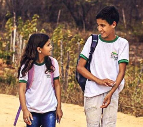 Iniciativa "Fora da Escola não Pode!", desenvolvida pelo Fundo das Nações Unidas para a Infância (Unicef), combate a evasão escolar. Crédito: Ratão Diniz/Divulgação Unicef