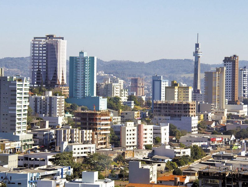 Vista geral da sede urbana de Francisco Beltrão, município da região Sudoeste do Paraná. Foto: Divulgação