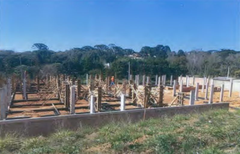 Obra de creche que está sendo construída pelo Município de Ipiranga, em resposta a recomendação feita pelo TCE-PR no Plano Anual de Fiscalização (PAF) de 2016. Foto: Prefeitura de Ipiranga/Divulgação