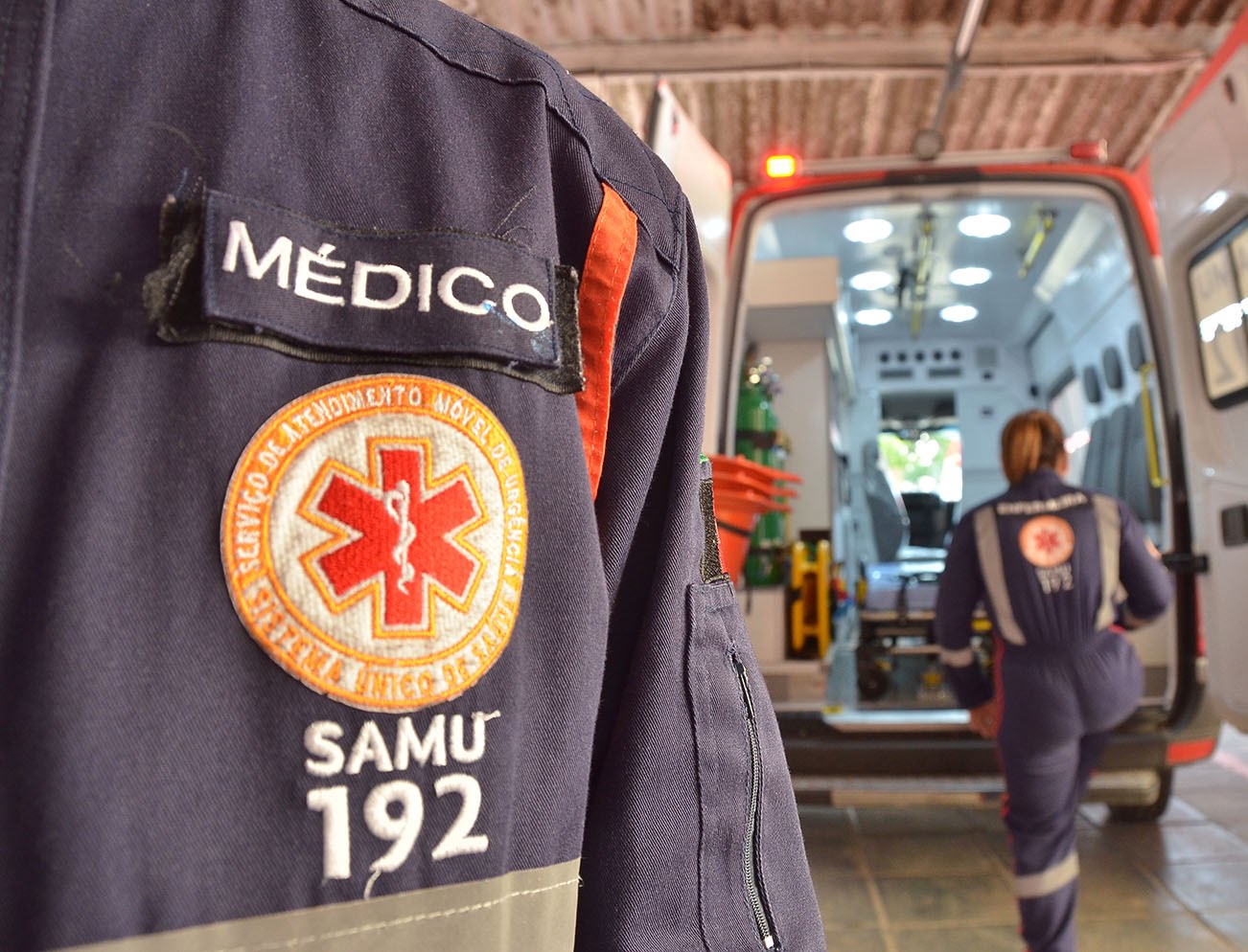 Médica do Serviço de Atendimento Móvel de Urgência (Samu). Foto: Divulgação