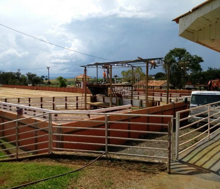 Centro Municipal de Eventos de Ivaí, na região dos Campos Gerais do Paraná. Foto: Prefeitura de Ivaí/Divulgação