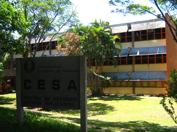 Prédio do Centro de Estudos Sociais Aplicados (Cesa) da Universidade Estadual de Londrina (UEL). Foto: Divulgação