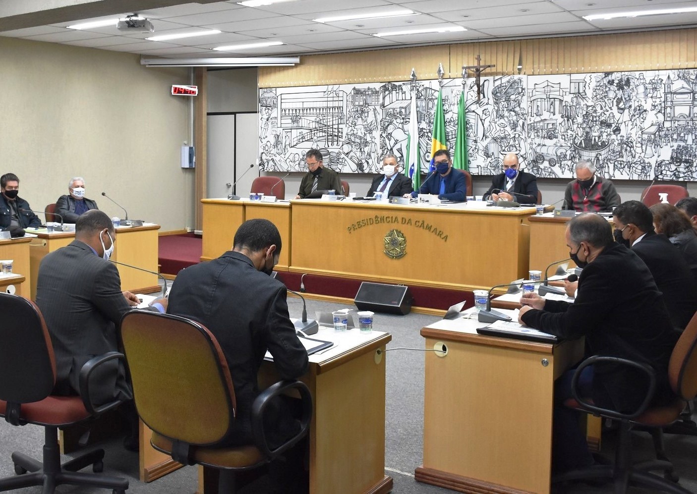 Sessão plenária da Câmara de Vereadores de Colombo, município da Região Metropolitana de Curitiba. Foto: Divulgação