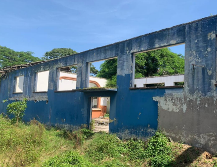 Situação das edificações do Colégio Estadual Estados Unidos da América, em Paranaguá (Litoral), em 24 de março de 2023. Foto: TCE-PR/Divulgação