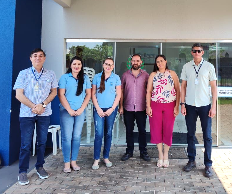 Técnicos do TCE-PR em auditoria na área de saúde no Município de Maria Helena. O trabalho também está sendo feito pelas equipes nos municípios de Ivaté, Tapira e Tuneiras do Oeste, todos na Região Noroeste do Paraná. Foto: Divulgação TCE-PR
