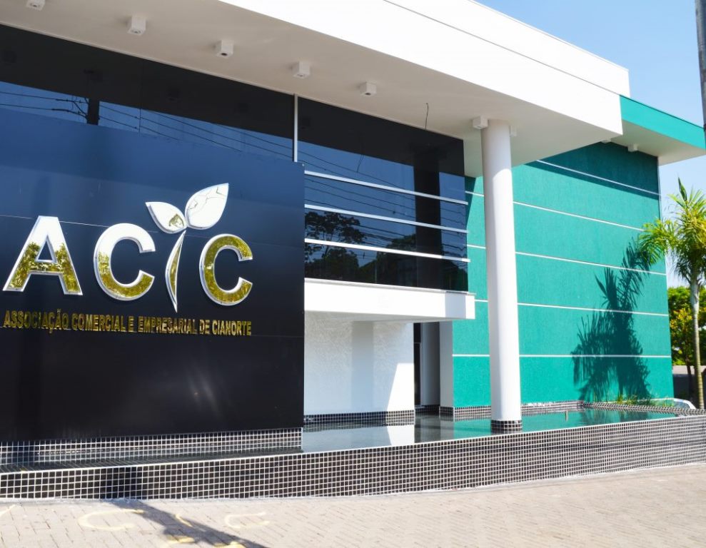 Sede da Associação Comercial e Empresarial de Cianorte (Acic). Foto: Divulgação