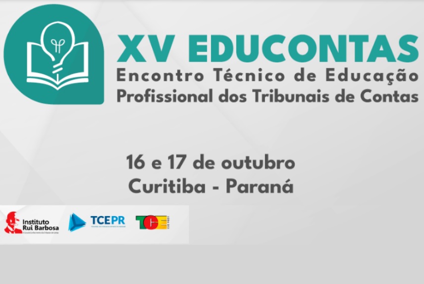 O XV Encontro Técnico de Educação Profissional dos Tribunais de Contas (Educontas) será realizado nos dias 16 e 17 de outubro, no Hotel Pestana, em Curitiba.