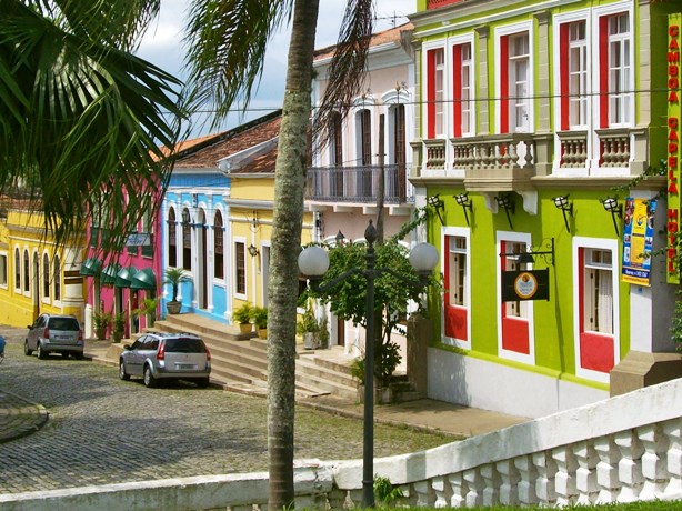 Vista do centro histórico de Antonina, município do Litoral do Paraná. Foto: Divulgação