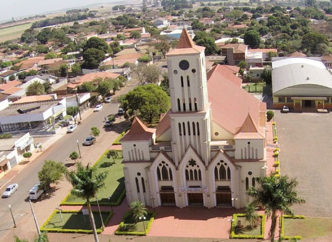 Vista aérea da sede urbana de Peabiru, município da região Centro-Oeste do Paraná. Foto: Divulgação