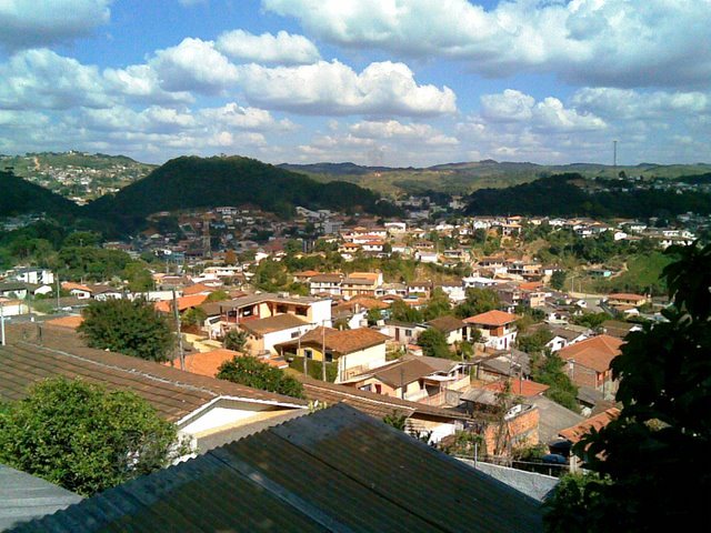 Vista aérea da sede urbana de Rio Branco do Sul, município da Região Metropolitana de Curitiba. Foto: Divulgação