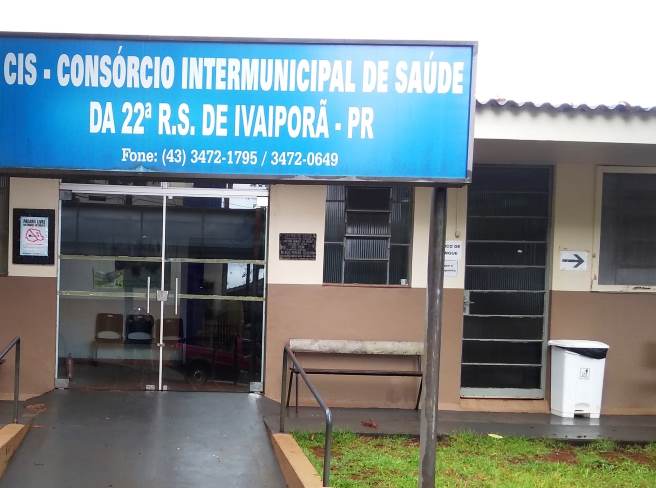 Sede do Consórcio Intermunicipal de Saúde da 22ª Regional de Ivaiporã, na Região Central do Paraná. Foto: Divulgação