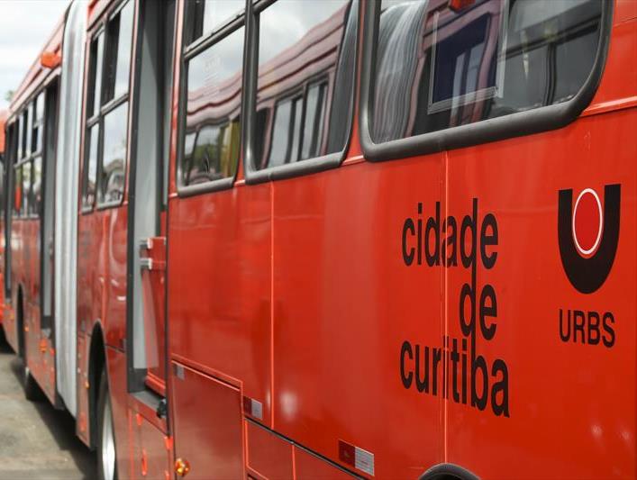 Ônibus do sistema de transporte coletivo de Curitiba. Foto: Luiz Costa/Secretaria Municipal de Comunicação Social - Divulgação