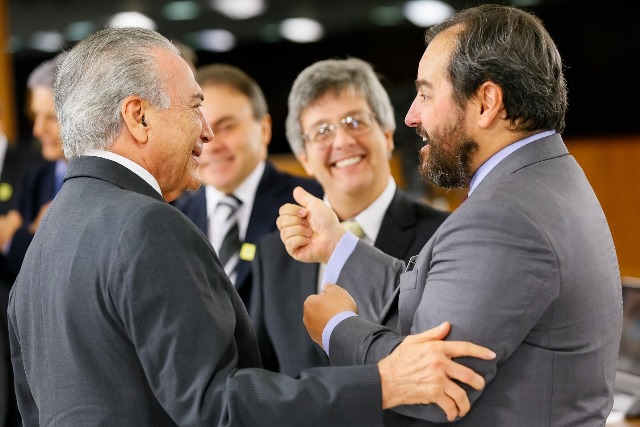 Brasília - DF, 18/08/2016. Presidente em Exercício Michel Temer recebe os Presidentes dos Tribunais de Contas do Brasil. Foto: Marcos Corrêa/PR