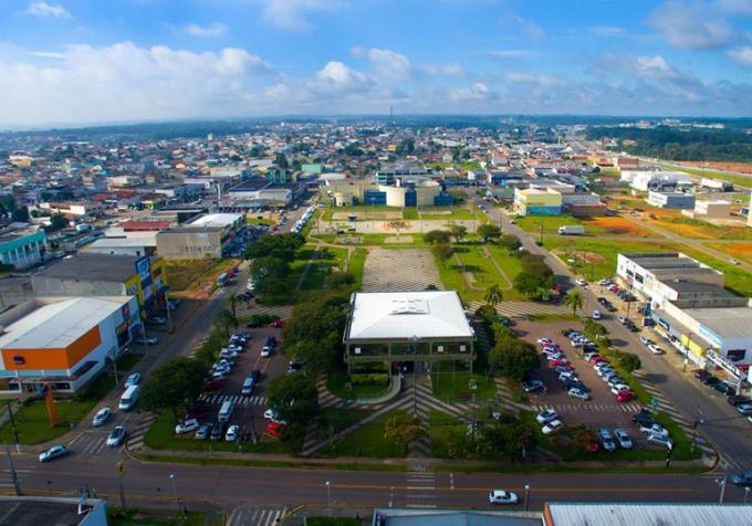 Vista da sede urbana de Fazenda Rio Grande, município da Região Metropolitana de Curitiba. Foto: Divulgação