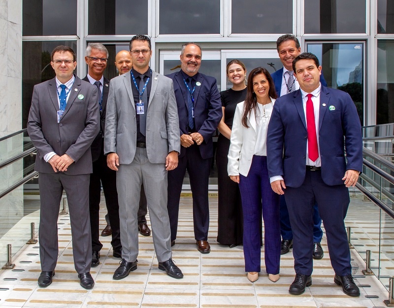 Servidores do TCE do Rio de Janeiro que fizeram visita técnica ao TCE-PR, para conhecer a avaliação de políticas públicas na esfera municipal, realizada por meio do Programa de Avaliação de Contas Municipais de Governo (ProGov). Foto: Edilson Perucelli/TCE-PR