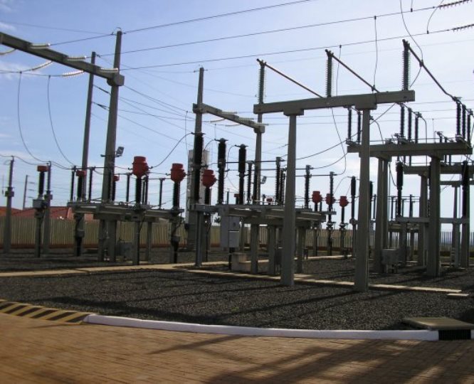 Subestação Jardim Tropical da Companhia Campolarguense de Energia (Cocel). Foto: Divulgação