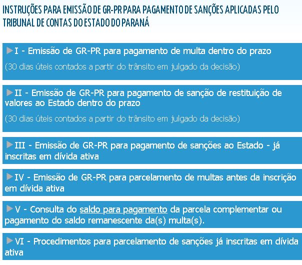 Site do TCE-PR passa a disponibilizar orientações para a emissão de guias para o pagamento de sanções aplicadas em julgamentos da Corte.