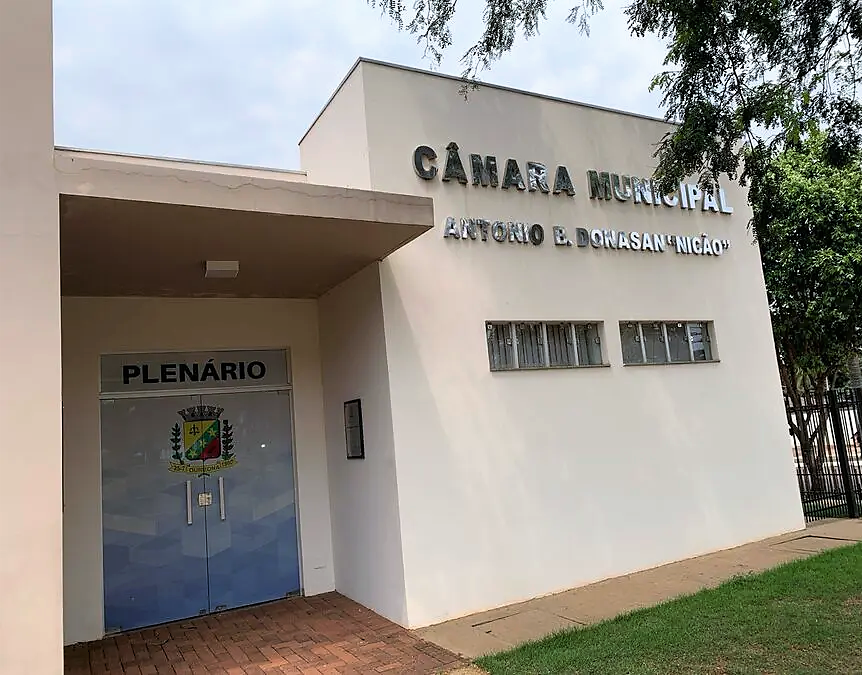Câmara de Vereadores de Ourizona, município da Região Norte do Paraná. Foto: Divulgação
