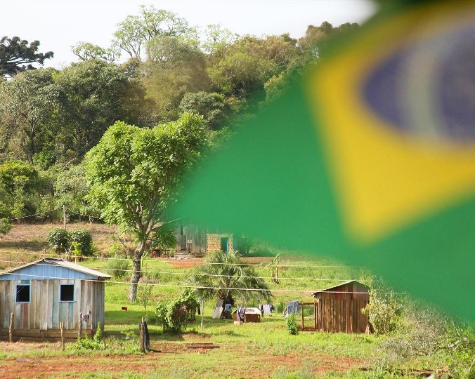 Vista da reserva indígena da etnia caingangue, no município de Mangueirinha, Sudoeste do Paraná. Foto: Divulgação