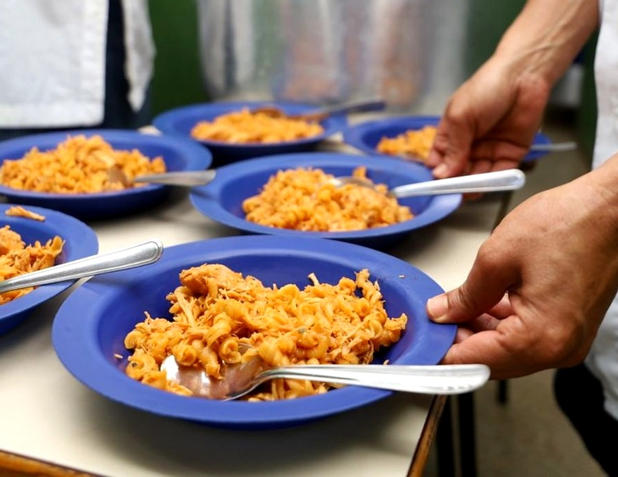 Merenda servida em escola pública. Foto: Agência Brasil/Divulgação