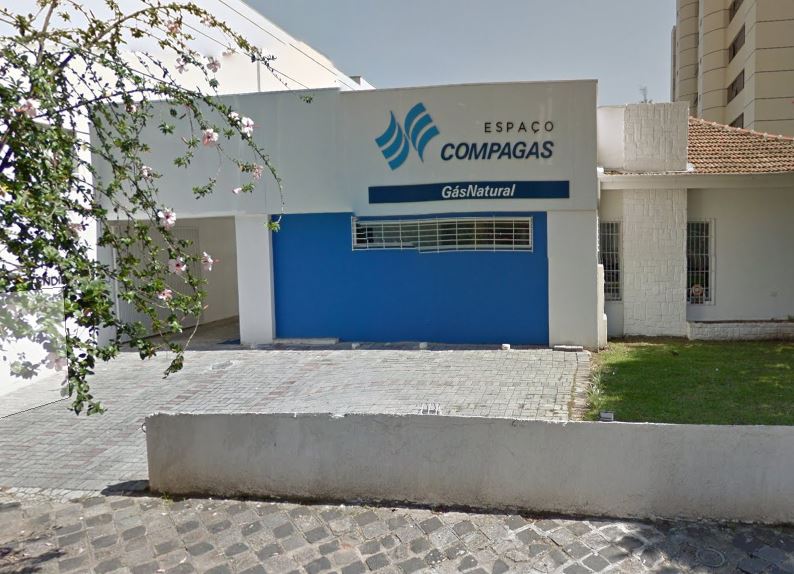 Espaço Compagás, localizado no bairro do Batel, em Curitiba