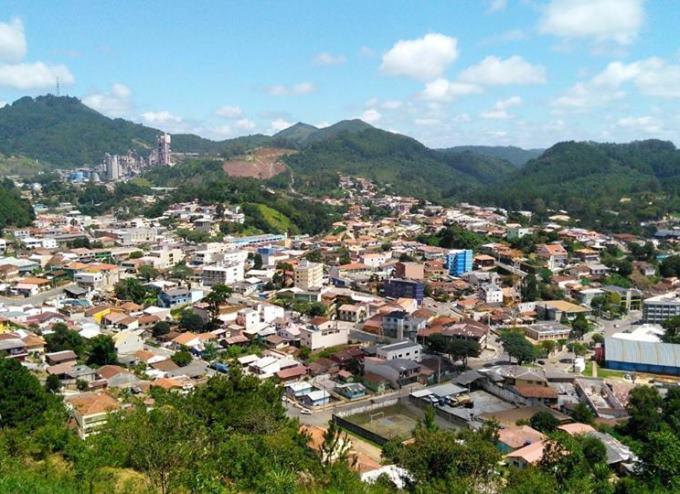 Vista aérea de Rio Branco do Sul, município da Região Metropolitana de Curitiba. Foto: Divulgação