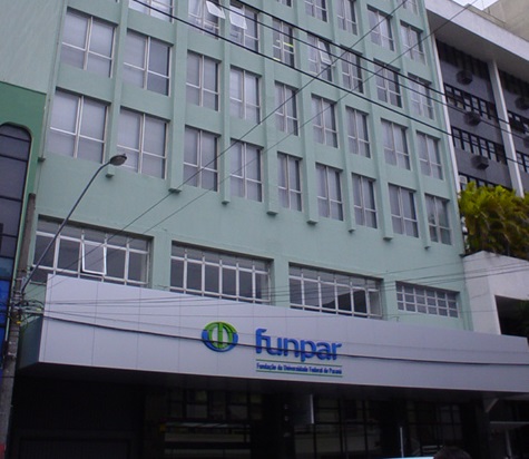 Sede da Funpar, em Curitiba