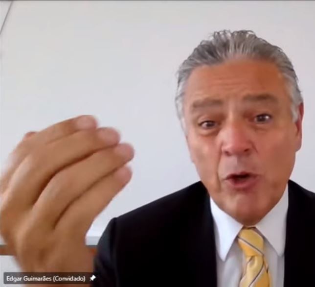 Edgar Guimarães, presidente do Instituto Paranaense de Direito Administrativo (IPDA), participa do debate: Nova Lei de Licitações e o Controle Externo, promovido pelo TCE-PR