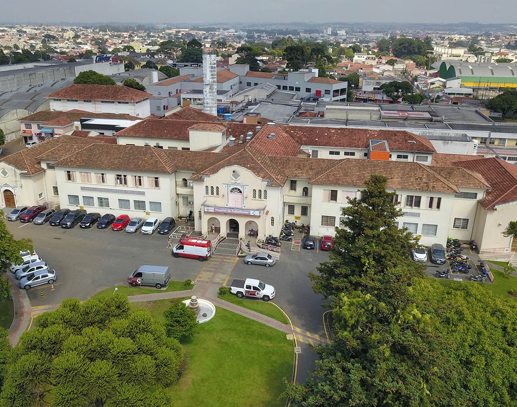 Hospital do Trabalhador, em Curitiba, mantido pela Secretaria de Estado da Saúde (Sesa-PR). Foto: Divulgação