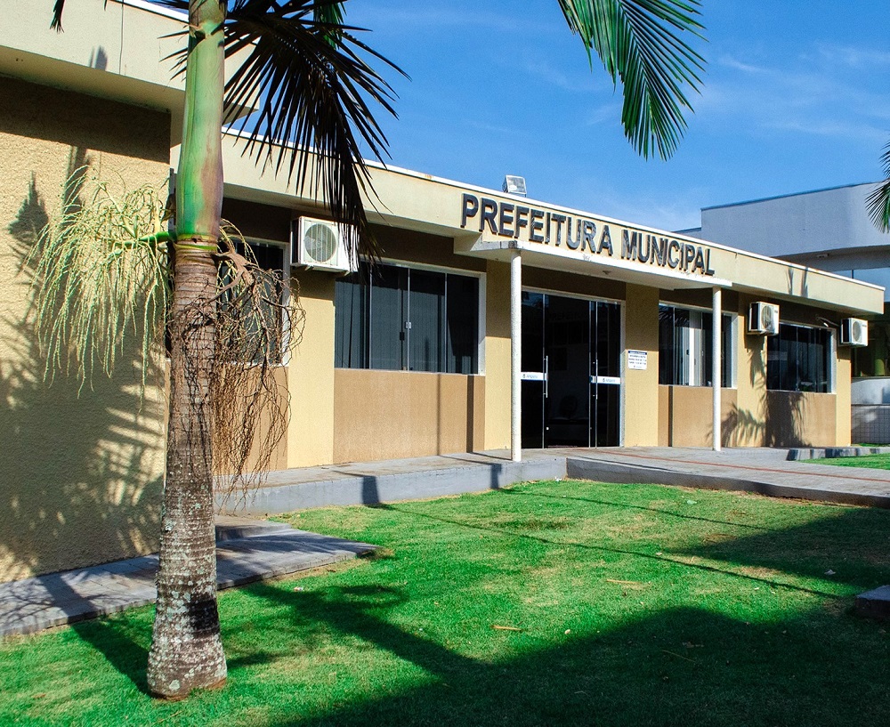 Prefeitura de Ampére, município da Região Sudoeste do Paraná. Foto: Divulgação