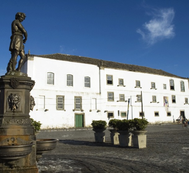 Vista do centro histórico de Paranaguá, primeiro município do Estado, com vista para o Museu de Arqueologia e Etnologia da Universidade Federal do Paraná (UFPR). Foto: Divulgação