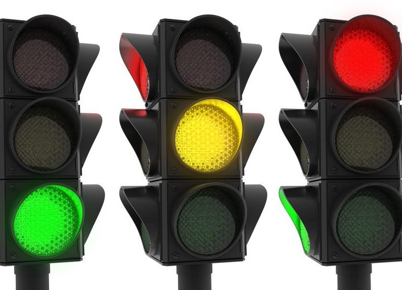 Sistema de semáforos, utilizado para disciplinar o trânsito nas cidades. Foto: Divulgação