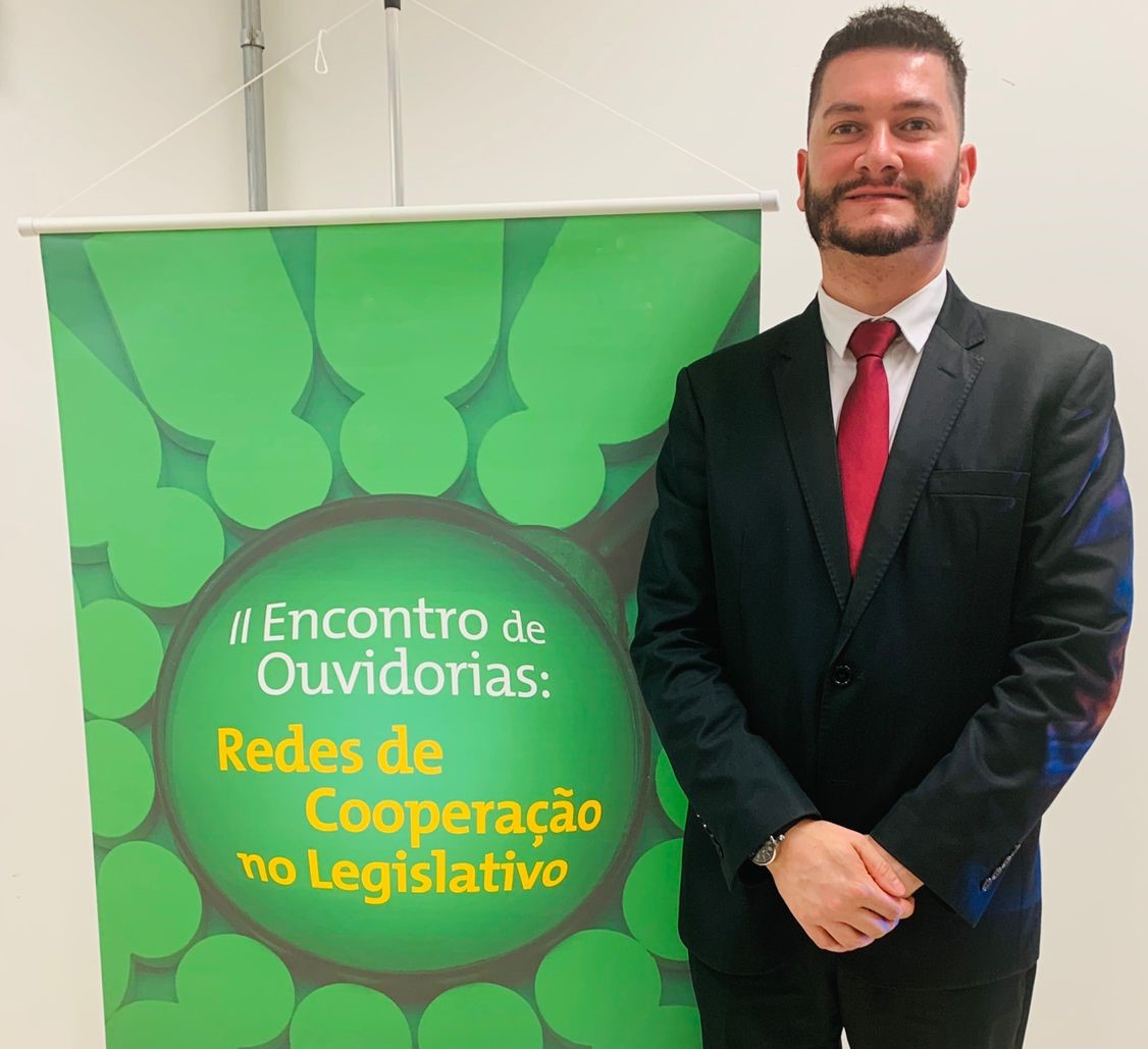 O ouvidor do TCE-PR, Patrick Machado, que participa da 25ª Conferência da União Nacional dos Legisladores e Legislativos Estaduais (Unale). Foto: Divulgação
