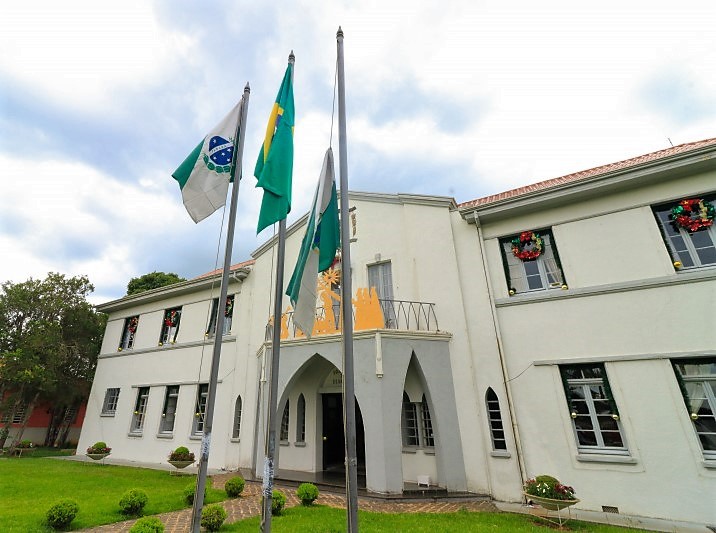 Prefeitura de Tibagi, município da região dos Campos Gerais do Paraná.  Foto: Divulgação